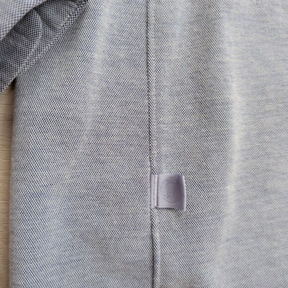 Lululemon Shirt Mens XL Blue Commission Long Sleeve Oxford Chambray Vented - Picture 5 of 10